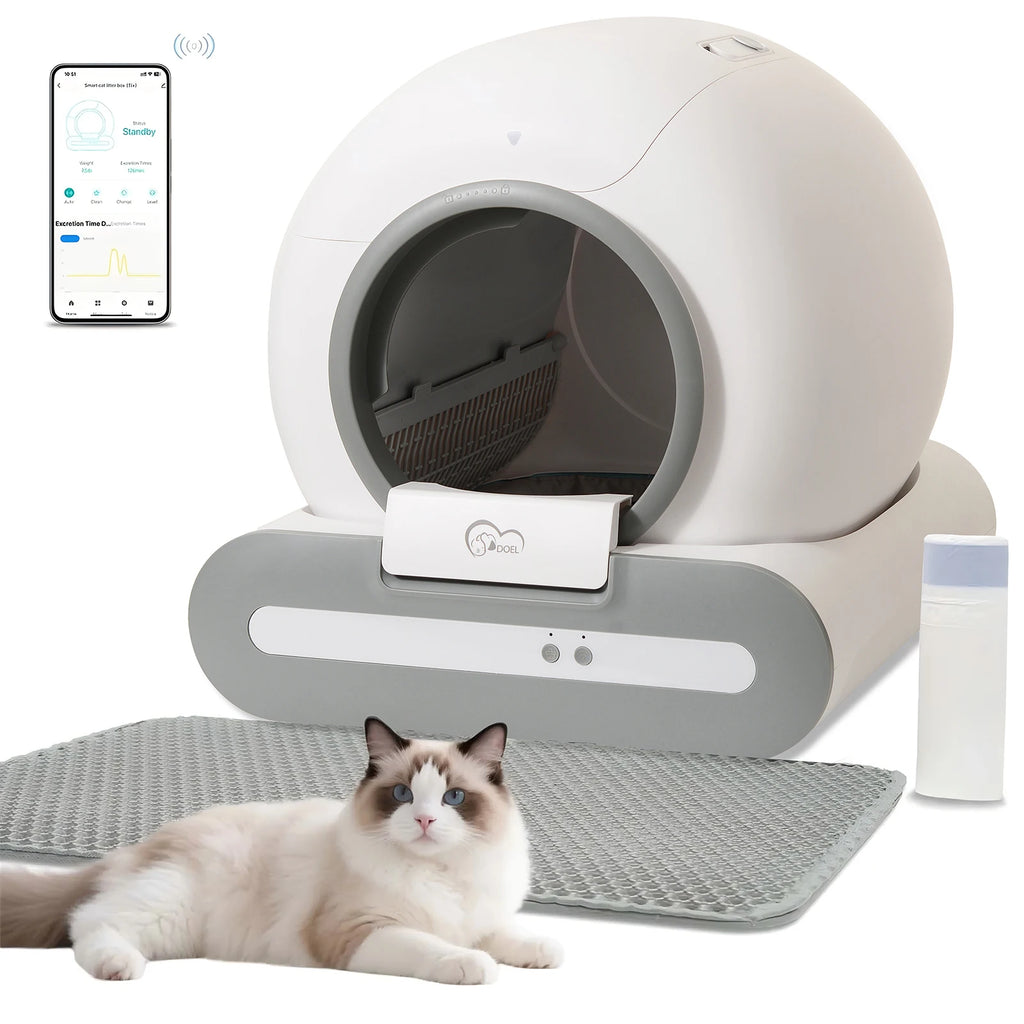 Litière Automatique Autonettoyante 65L