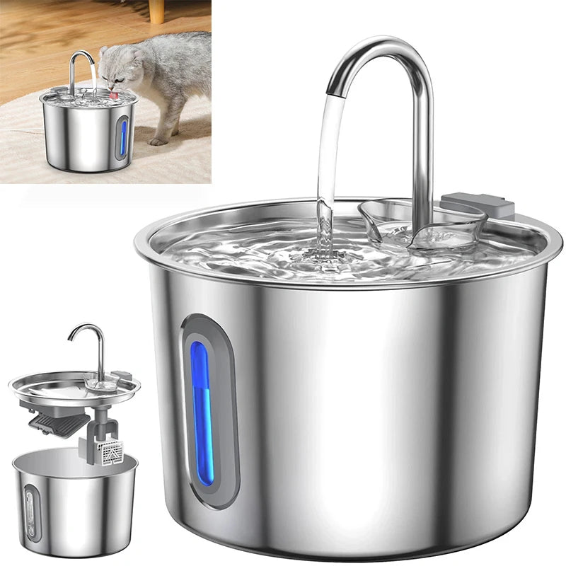 Fontaine à Eau Automatique pour Chat 2,5L